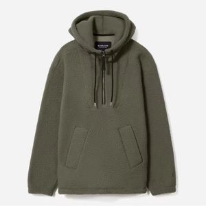 Everlane ReNew Fleece Hoodie in Kalamata